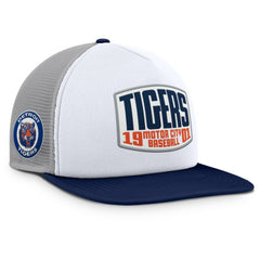 Detroit Tigers Fanatics Cranked Foam Front Patch Trucker Adjustable Hat - MLB