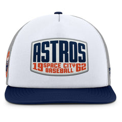 Houston Astros Fanatics Cranked Foam Front Patch Trucker Adjustable Hat - MLB