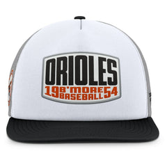 Baltimore Orioles Fanatics Cranked Foam Front Patch Trucker Adjustable Hat - MLB