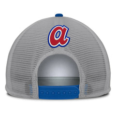 Atlanta Braves Fanatics Cranked Foam Front Patch Trucker Adjustable Hat - MLB