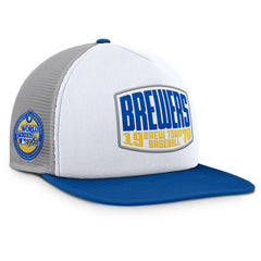 Milwaukee Brewers Fanatics Cranked Foam Front Patch Trucker Adjustable Hat - MLB