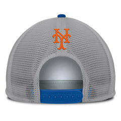 New York Mets Fanatics Cranked Foam Front Patch Trucker Adjustable Hat - MLB