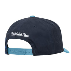 Seattle Kraken Mitchell & Ness May Flowers Pro Crown Adjustable Hat - Navy/Light Blue - NHL