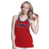 Philadelphia Phillies G-III 4Her by Carl Banks Women's Curveball Racerback Tank Top - MLB