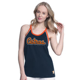 Houston Astros G-III 4Her by Carl Banks Women's Curveball Racerback Tank Top - MLB