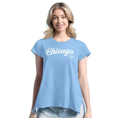 Chicago Cubs Margaritaville Women's Gametime is Paradise T-Shirt - MLB