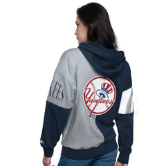 New York Yankees Starter Women's Curve Ball Full Zip Hoodie Sweatshirt - MLB