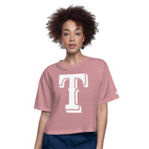 Texas Rangers Starter Women's Play the Ball Boxy Cropped T-Shirt - MLB