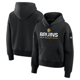 Boston Bruins Fanatics Women's Authentic Pro Primary Pullover Hoodie - Black - NHL