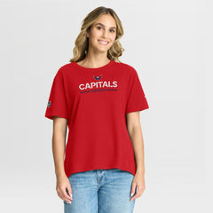 Washington Capitals Fanatics Women's Authentic Pro Primary T-Shirt - Red - NHL