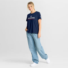 New York Rangers Fanatics Women's Authentic Pro Rink Tech T-Shirt - Navy - NHL