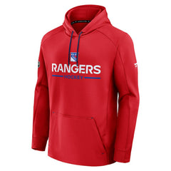 New York Rangers Fanatics Authentic Pro Rink Hoodie - Red - NHL