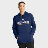 Nashville Predators Fanatics Authentic Pro Rink Hoodie - Navy - NHL