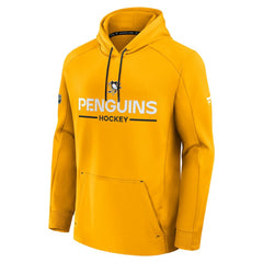 Pittsburgh Penguins Fanatics Authentic Pro Rink Hoodie - Gold - NHL