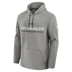 Los Angeles Kings Fanatics Authentic Pro Rink Hoodie - Silver - NHL
