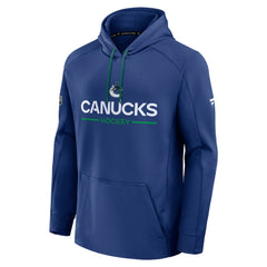 Vancouver Canucks Fanatics Authentic Pro Rink Hoodie - Blue - NHL