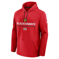 Chicago Blackhawks Fanatics Authentic Pro Centennial Rink Hoodie - Red - NHL