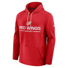 Detroit Red Wings Fanatics Authentic Pro Centennial Rink Hoodie - Red - NHL