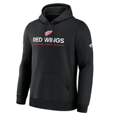 Detroit Red Wings Fanatics Authentic Pro Primary Hoodie - Black - NHL
