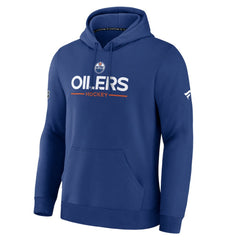 Edmonton Oilers Fanatics Authentic Pro Primary Hoodie - Royal - NHL