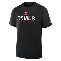 New Jersey Devils Fanatics Authentic Pro Primary T-Shirt - Black - NHL