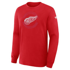 Detroit Red Wings Fanatics Authentic Pro Property Of Practice Long Sleeve T-Shirt - Red - NHL