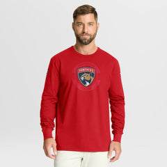 Florida Panthers Fanatics Authentic Pro Property Of Practice Long Sleeve T-Shirt - Red - NHL