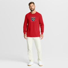 Florida Panthers Fanatics Authentic Pro Property Of Practice Long Sleeve T-Shirt - Red - NHL