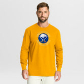 Buffalo Sabres Fanatics Authentic Pro Property Of Practice Long Sleeve T-Shirt - Gold - NHL