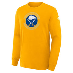 Buffalo Sabres Fanatics Authentic Pro Property Of Practice Long Sleeve T-Shirt - Gold - NHL