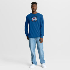 Colorado Avalanche Fanatics Authentic Pro Property Of Practice Long Sleeve T-Shirt - Blue - NHL