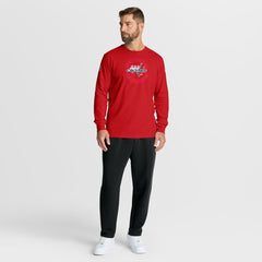 Washington Capitals Fanatics Authentic Pro Property Of Practice Long Sleeve T-Shirt - Red - NHL