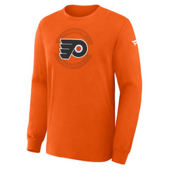 Philadelphia Flyers Fanatics Authentic Pro Property Of Practice Long Sleeve T-Shirt - Orange - NHL