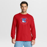 New York Rangers Fanatics Authentic Pro Property Of Practice Long Sleeve T-Shirt - Red - NHL