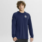 Winnipeg Jets Fanatics Authentic Pro Rink Hoodie - Navy - NHL