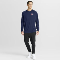 Montreal Canadiens Fanatics Authentic Pro Rink Hoodie - Navy - NHL