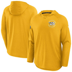 Nashville Predators Fanatics Authentic Pro Rink Hoodie - Gold - NHL