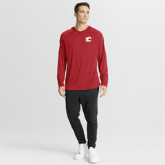 Calgary Flames Fanatics Authentic Pro Rink Hoodie - Red - NHL