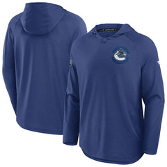 Vancouver Canucks Fanatics Authentic Pro Rink Hoodie - Blue - NHL