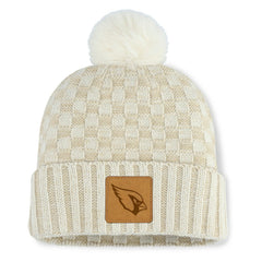 Arizona Cardinals Women's Nickel Cuffed Knit Hat with Pom Natural | Fanatics