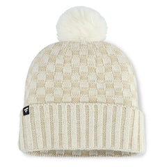 Arizona Cardinals Women's Nickel Cuffed Knit Hat with Pom Natural | Fanatics