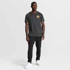 Boston Bruins Fanatics Authentic Pro Rink Raglan Performance T-Shirt - Charcoal - NHL