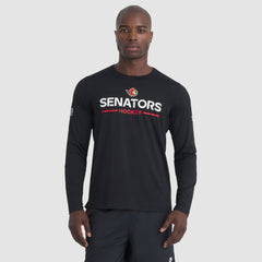 Ottawa Senators Fanatics Authentic Pro Rink Tech Long Sleeve T-Shirt - Black - NHL
