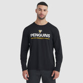 Pittsburgh Penguins Fanatics Authentic Pro Rink Tech Long Sleeve T-Shirt - Black - NHL
