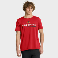 Chicago Blackhawks Fanatics Authentic Pro Rink Tech T-Shirt - Red - NHL