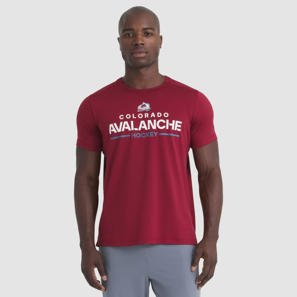 Colorado Avalanche Fanatics Authentic Pro Rink Tech T-Shirt - Burgundy - NHL