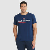 Columbus Blue Jackets Fanatics Authentic Pro Rink Tech T-Shirt - Navy - NHL