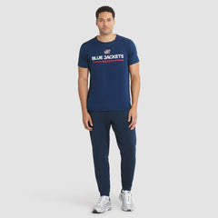 Columbus Blue Jackets Fanatics Authentic Pro Rink Tech T-Shirt - Navy - NHL
