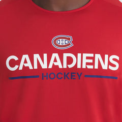 Montreal Canadiens Fanatics Authentic Pro Rink Tech T-Shirt - Red - NHL