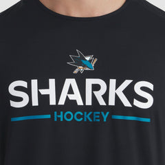 San Jose Sharks Fanatics Authentic Pro Rink Tech T-Shirt - Black - NHL
